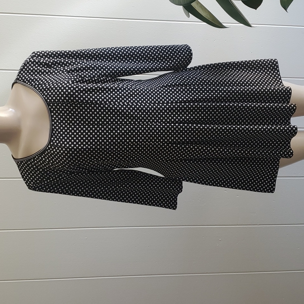 Max Studio Polka Dot Dress Large